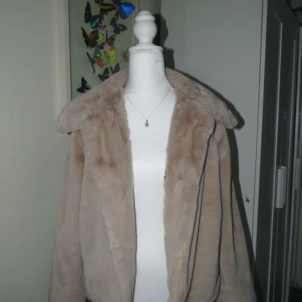 Jason Maxwell Cream Teddy Jacket